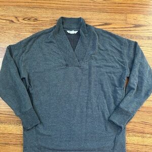 Athleta Women's Charcoal V-Neck Sweater